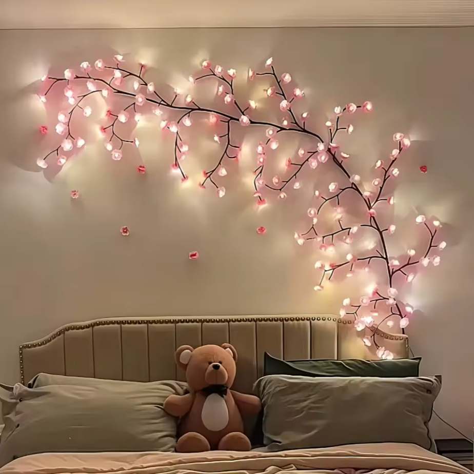 Cherry Blossom LED Branch - Decorative Wall Light